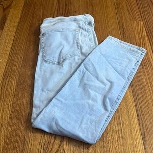 H&M Men’s Light Blue Skinny Low Waist Jeans Size 33/32